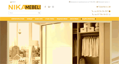 Desktop Screenshot of nikamebel.info